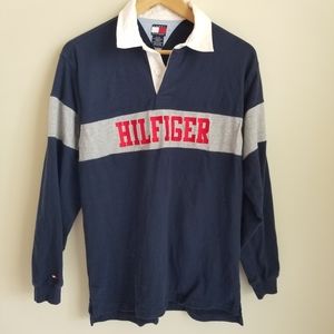 Boys' Tommy Hilfiger Long Sleeve Rugby Shirt, XL